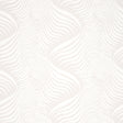 Sauvage in Dove by Schumacher - abstract animal-inspired wallpaper in soft neutral tones, shown in room and detail views.