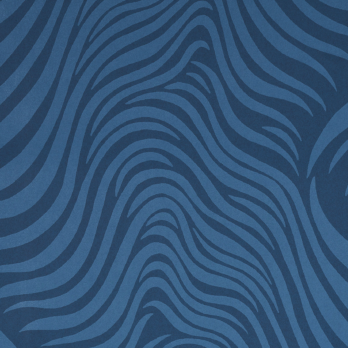 Sauvage Navy Abstract Animal Wallpaper – Schumacher 5014152