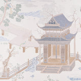 Coromandel Panel Set Alabaster by Schumacher Scenic Wallpaper Panel – Schumacher 5014160