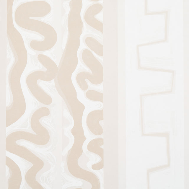 Night at the Opera Linen by Schumacher Maximalist Abstract Stripe Wallpaper – Schumacher 5014181
