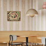 Night at the Opera Linen by Schumacher Maximalist Abstract Stripe Wallpaper – Schumacher 5014181