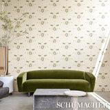 Reptilia Bright Multi by Schumacher Playful Embroidered Animal Wallpaper – Schumacher 5014190
