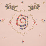 Reptilia Muted Pink by Schumacher Playful Embroidered Animal Wallpaper – Schumacher 5014192