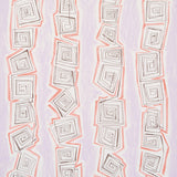 Taboo Warm Lilac by Backdrop for Schumacher – Abstract Doodle Stripe Wallpaper