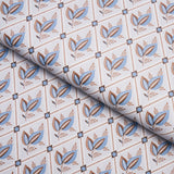 Basile Trellis Delft & Sepia by Schumacher Small-Scale Geometric Lattice Wallpaper – Schumacher 5014232