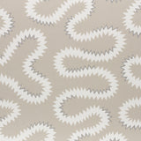 Zoelie Natural by Schumacher Modern Vermicelli Motif Wallpaper – Schumacher 5014240