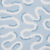 Zoelie Sky by Schumacher Modern Vermicelli Motif Wallpaper – Schumacher 5014241