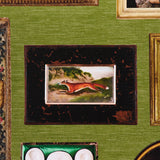 Le Grand Tour English Green by Johnson Hartig Eclectic Gallery Wallpaper – Schumacher 5014292