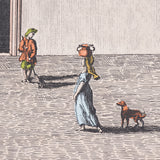 Piazza Firenze Panel Set Document by Schumacher Architectural Wallpaper – Schumacher 5014300