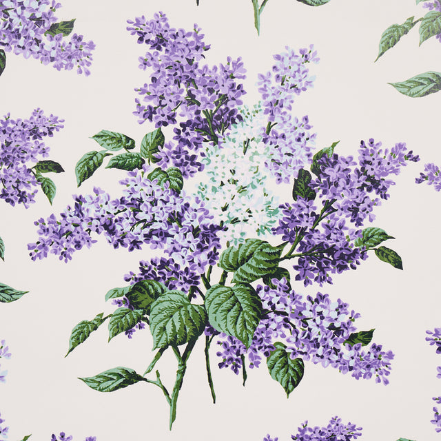 Proust's Lilacs Purple by Schumacher Large-Scale Floral Wallpaper – Johnson Hartig 5014310