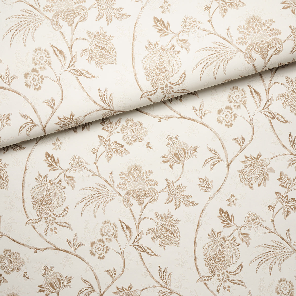 Chinoiserie Vine Neutral by Mark D. Sikes Elegant Floral Wallpaper – Schumacher 5014352