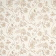 Chinoiserie Vine wallpaper in neutral by Mark D. Sikes for Schumacher, featuring an elegant floral vine pattern in beige and taupe tones.