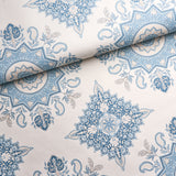 Montecito Medallion China Blue by Mark D. Sikes Large-Scale Medallion Wallpaper – Schumacher 5014362