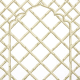 Bamboo Trellis Panel B Neutral by Marie-Anne Oudejans Lattice Wallpaper – Schumacher 5014402