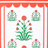 Royal Poppy Panel B Red by Marie-Anne Oudejans Scenic Floral Wallpaper Panel – Schumacher 5014440