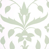 Jaipur Mughal Flower Green by Schumacher Marie-Anne Oudejans Collection Wallpaper – Schumacher 5014461