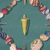 Grotto Treillage Multi on Teal by Charlap Hyman & Herrero Wallpaper – Schumacher 5014490