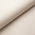 Close-up of Schumacher Performance Linen Wallcovering in Porcelain, showing its subtle linen texture and neutral color.