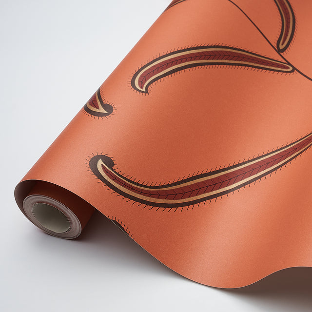 Caterpillar Leaf Tomato by Neisha Crosland Botanical Wallpaper – Schumacher 5014532
