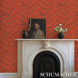 Caterpillar Leaf Tomato by Neisha Crosland Botanical Wallpaper – Schumacher 5014532