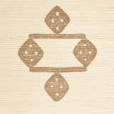 Samsun Sisal Natural by Schumacher Organic Geometric Wallpaper – Schumacher 5014540