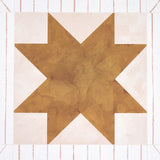 Alexander Terracotta & Warm Peach by Backdrop Geometric Wallpaper – Schumacher 5014551