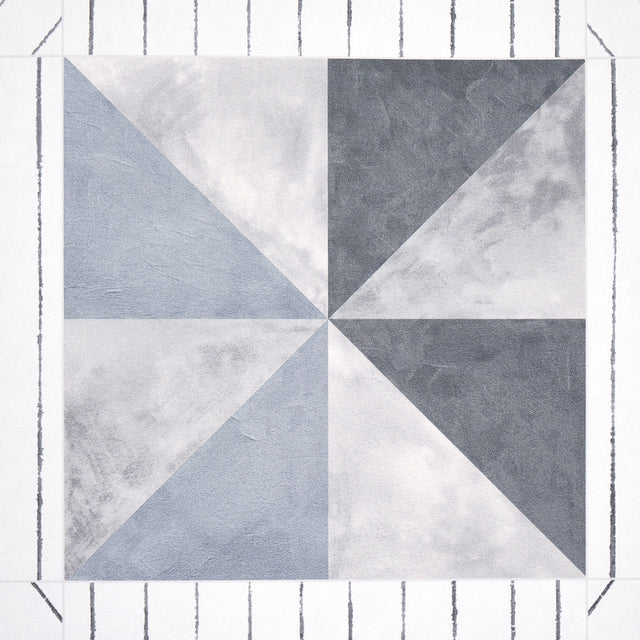 Alexander Dutch Green & Slate Geometric Wallpaper – Schumacher 5014552