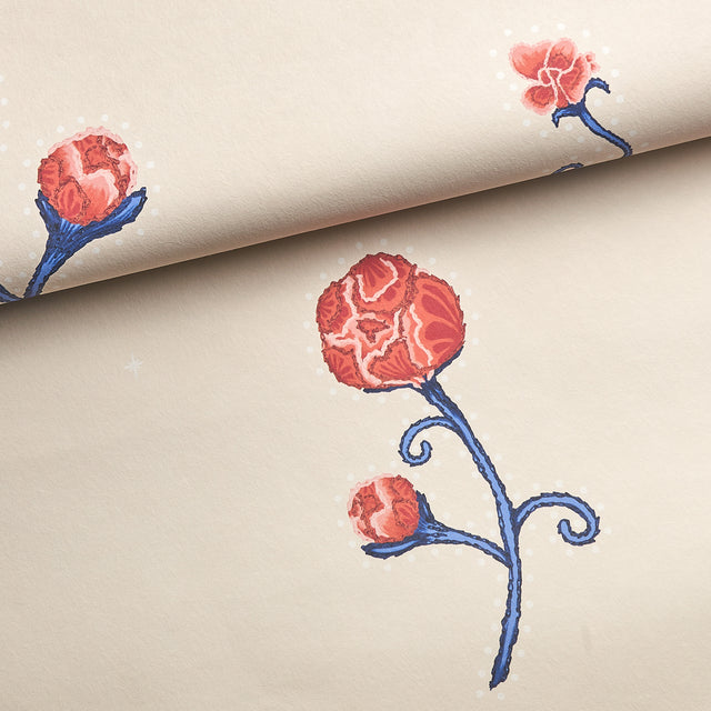 Rhinestone Cowboy Poppy by Schumacher Backdrop Collection Floral Wallpaper – Schumacher 5014580