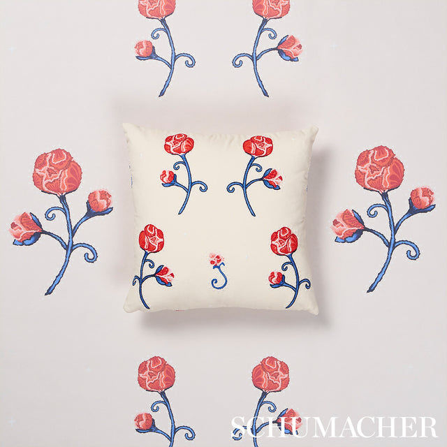 Rhinestone Cowboy Poppy by Schumacher Backdrop Collection Floral Wallpaper – Schumacher 5014580