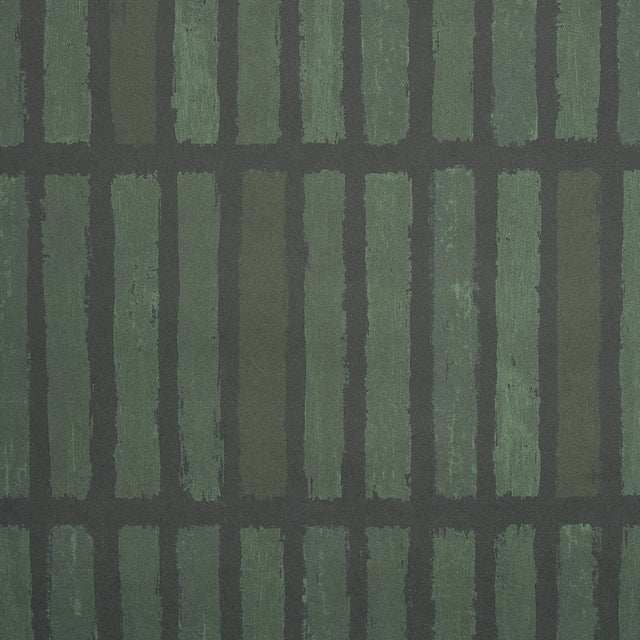 WABI-SABI Moss by Schumacher Geometric Grid Wallpaper – Schumacher 5014591
