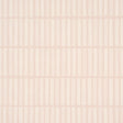 Wabi-Sabi Muted Pink geometric grid wallpaper by Schumacher, shown in styled interior and close-up views.