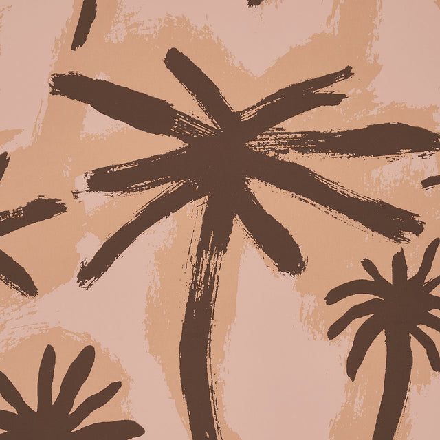PALMITAS Coral by Abel Macias Painterly Tropical Wallpaper – Schumacher 5014600