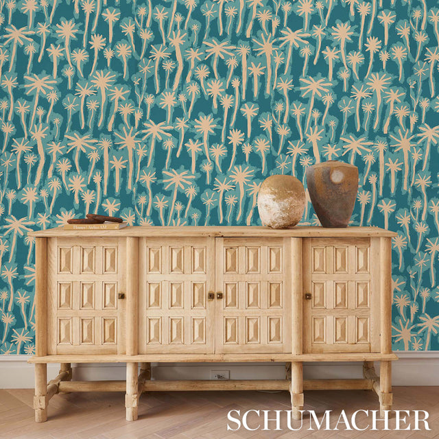 PALMITAS Bahama by Abel Macias Tropical Palm Wallpaper – Schumacher 5014601