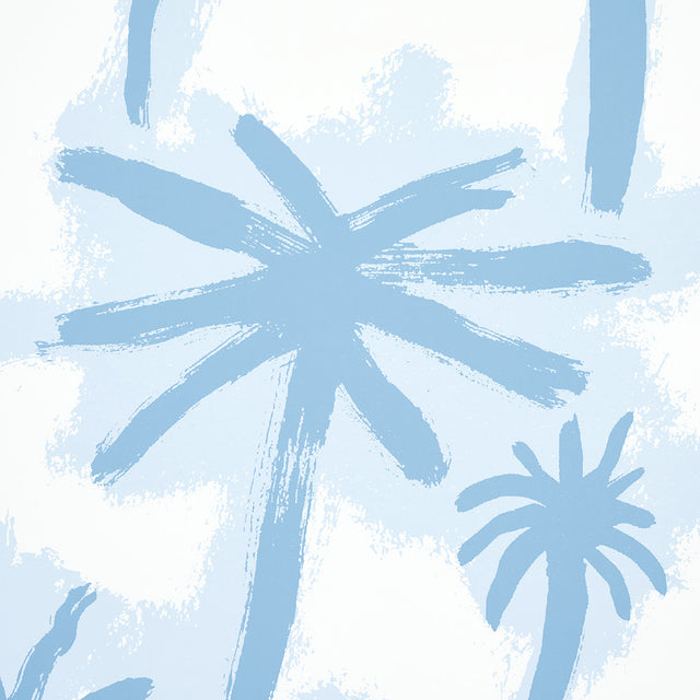 PALMITAS Mist by Abel Macias Artistic Palm Tree Wallpaper – Schumacher 5014602