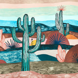 Desert Scape Panel Set Prismatic by Abel Macias Mural Wallpaper – Schumacher 5014610