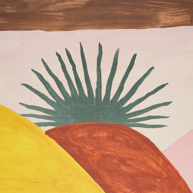 Desert Scape Panel Set Prismatic by Abel Macias Mural Wallpaper – Schumacher 5014610