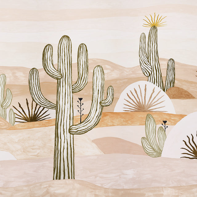 Desert Scape Panel Set Mojave by Abel Macias Scenic Wallpaper Mural – Schumacher 5014611