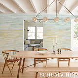 Terra Panel Set Jade by Abel Macias Abstract Wallpaper – Schumacher 5014700