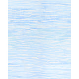 Terra Panel Set in Pacific by Abel Macias for Schumacher. Large-scale blue and white wallpaper with irregular stripe effect inspired by desert rock formations.