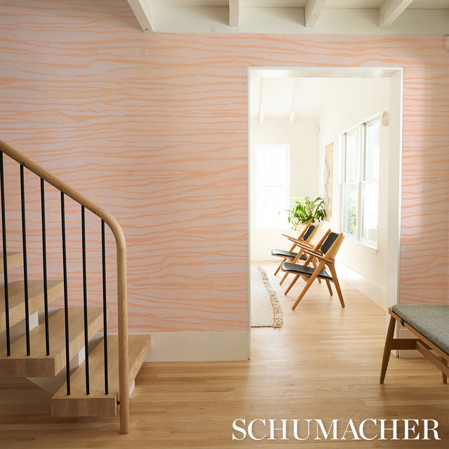 Terra Panel Set Canyon by Abel Macias Modern Striped Wallpaper – Schumacher 5014702