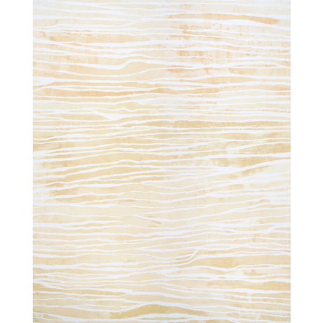 Terra Panel Set in Erosion by Abel Macias for Schumacher. Abstract desert-inspired wallpaper with irregular stripes and tonal variations.