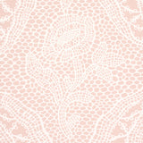 Cosette Lace Blush by Schumacher Intricate Floral Lattice Wallpaper – Schumacher 5014720