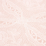 Cosette Lace Blush by Schumacher Intricate Floral Lattice Wallpaper – Schumacher 5014720