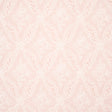 Cosette Lace blush wallpaper with intricate floral lattice design by Schumacher