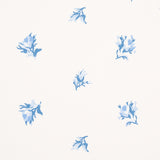Margie Floral Porcelain by Schumacher Delicate Blue Rosebud Wallpaper – Schumacher 5014740