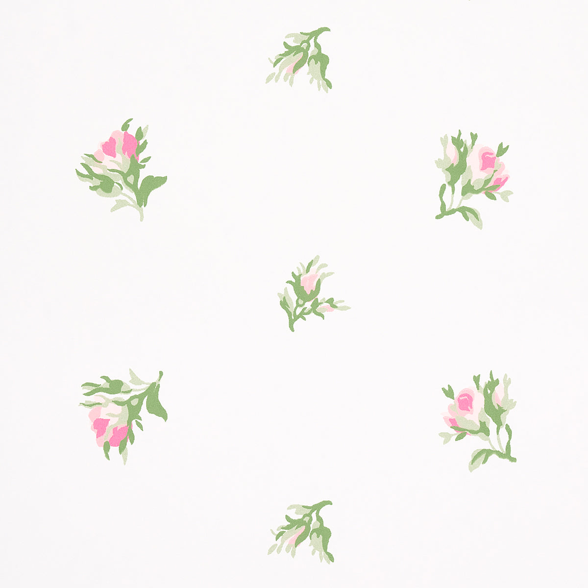 Margie Floral Rose by Schumacher Delicate Vintage-Inspired Floral Wallpaper – Schumacher 5014742
