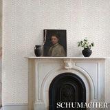 Quincy Natural by Schumacher Animal-Inspired Wallpaper – Moon River Collection 5014750