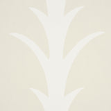 Acanthus Stripe Ivory on Neutral by Schumacher Botanical Stripe Wallpaper – Schumacher 5014771