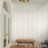 Giraldi Pumice by Schumacher Modern Stripe Wallpaper – Schumacher 5014790