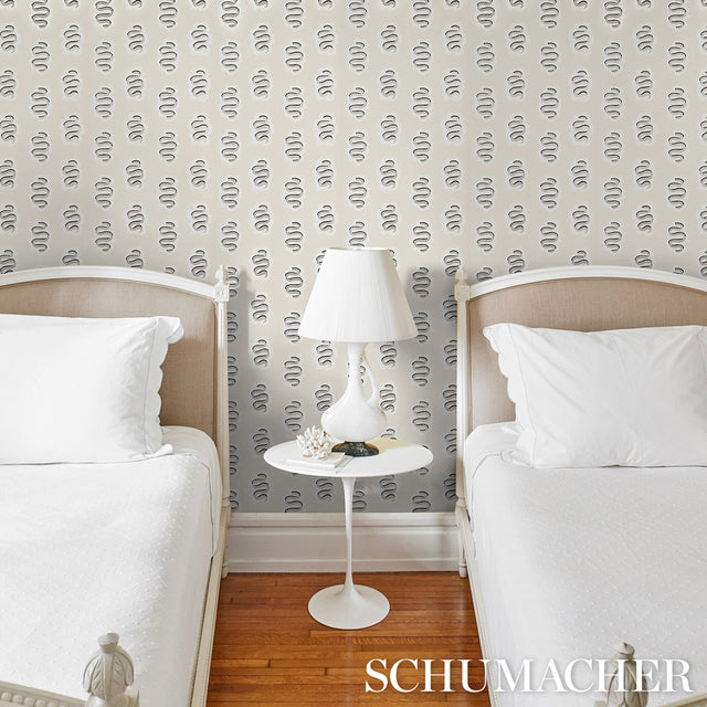 ELSA Sandstone by Schumacher Whimsical Snake Wallpaper – Schumacher 5014811